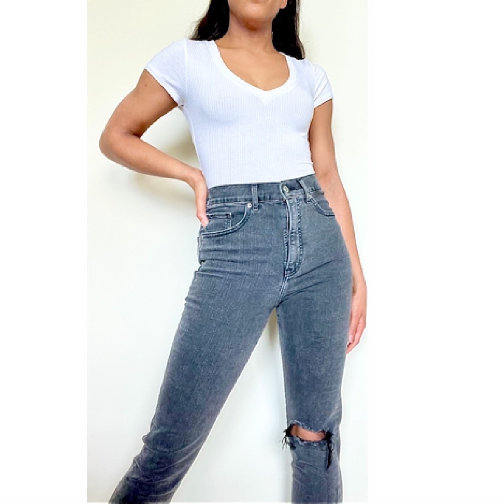 White Crop Top
